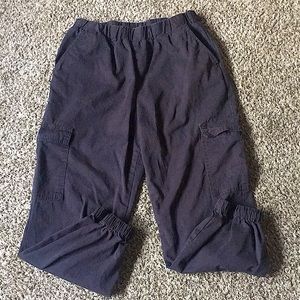 Charcoal Grey Cargo Pants